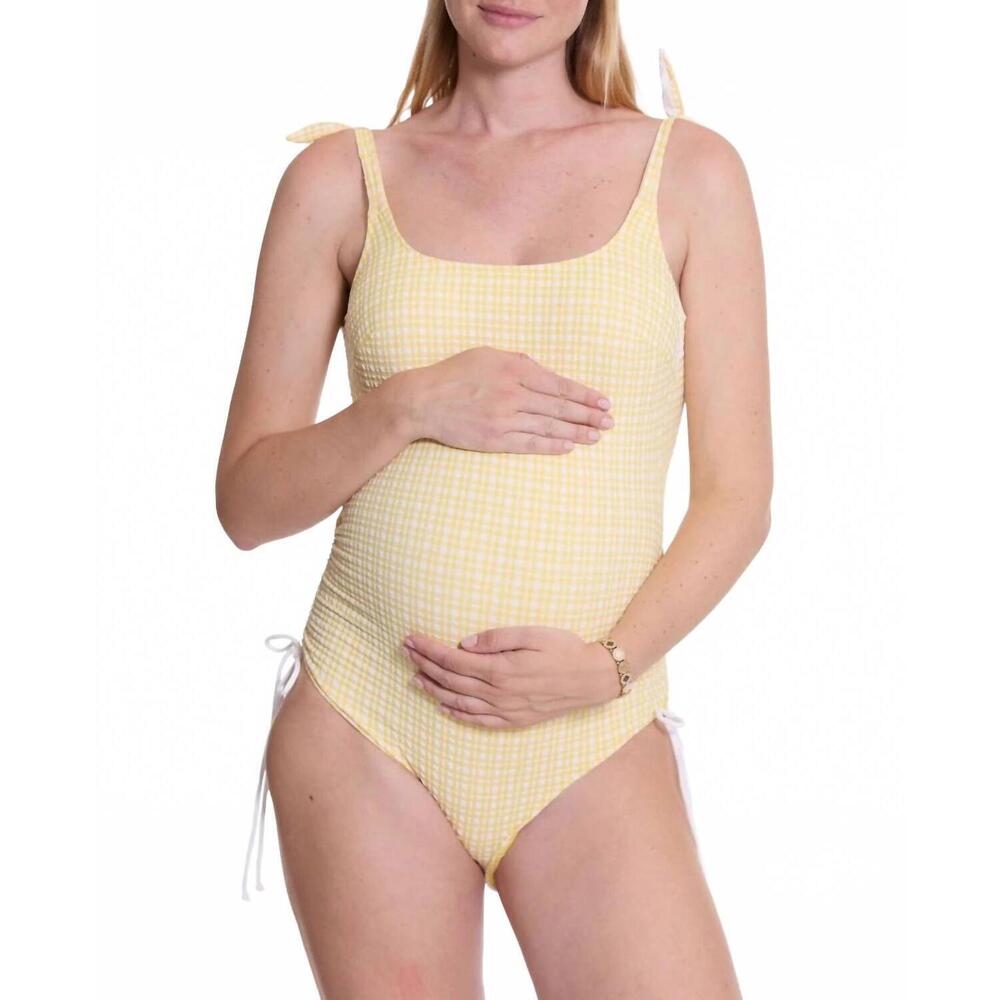 NEW CACHE COEUR marty swimsuit in yellow